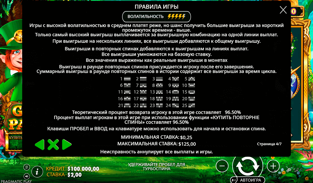 Как формируются выигрыши